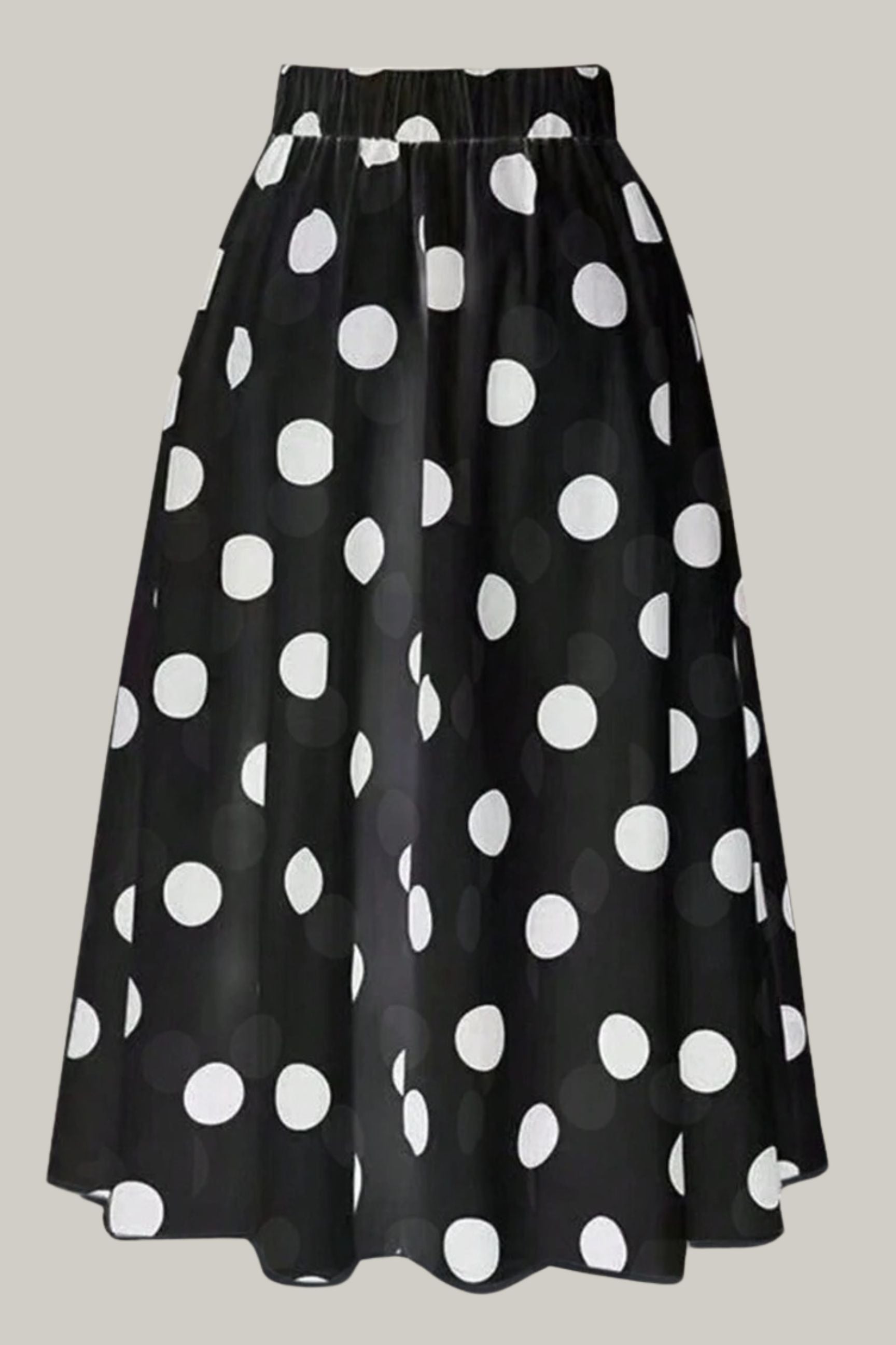 Polka Dot Elegant Swimsuit & Skirt Two-Piece Set