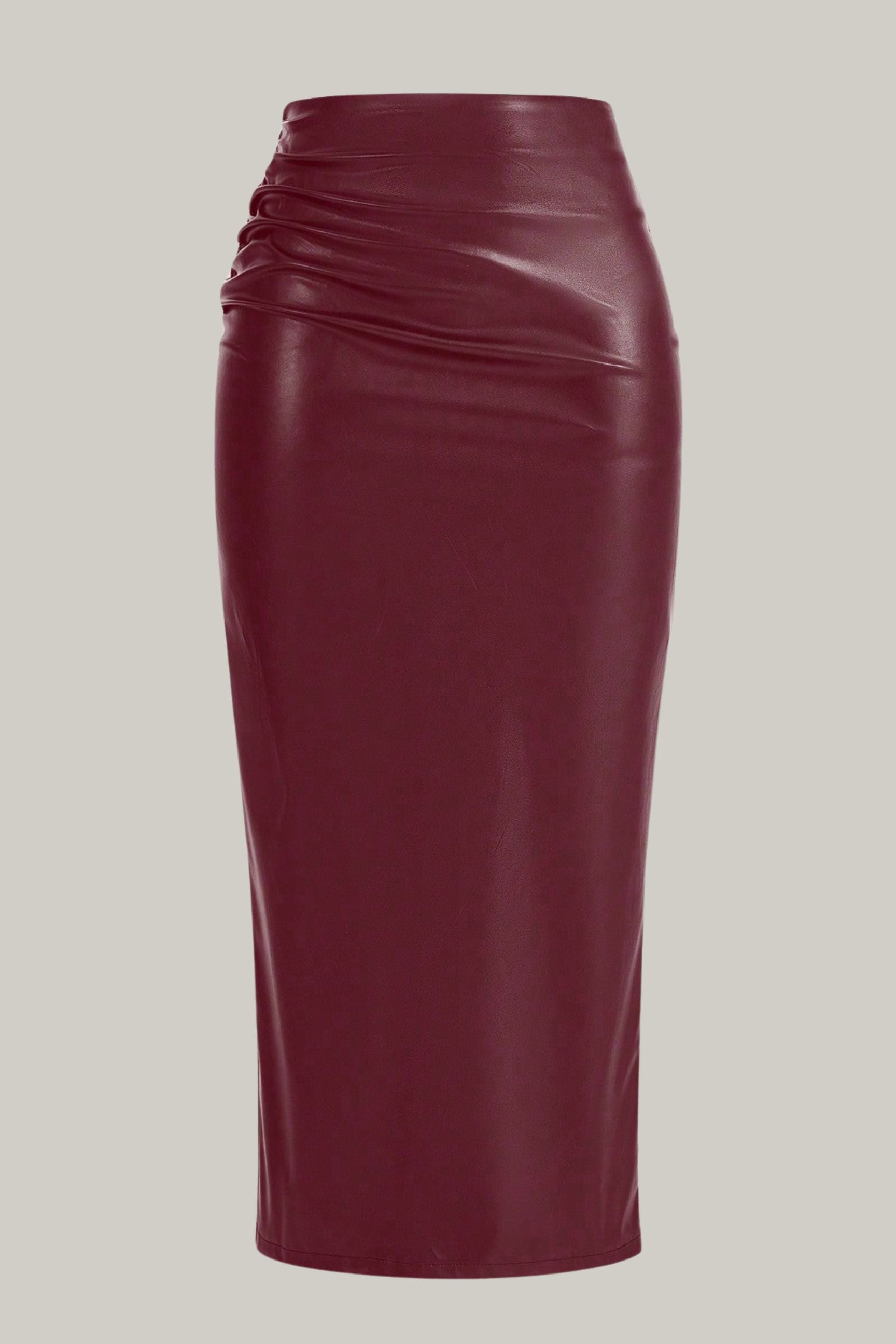 Solid Color Fashion Bodycon Skirt