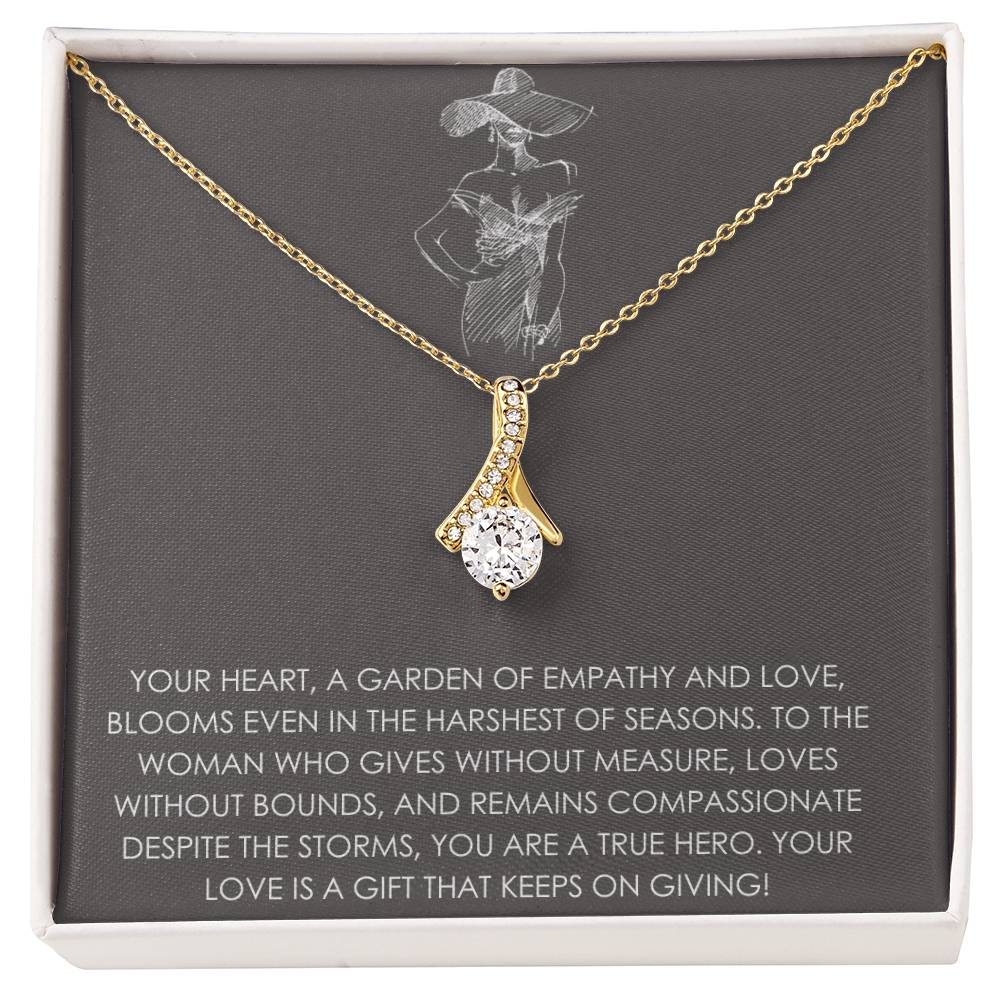 YOU ARE A TRUE HERO Alluring Beauty Necklace