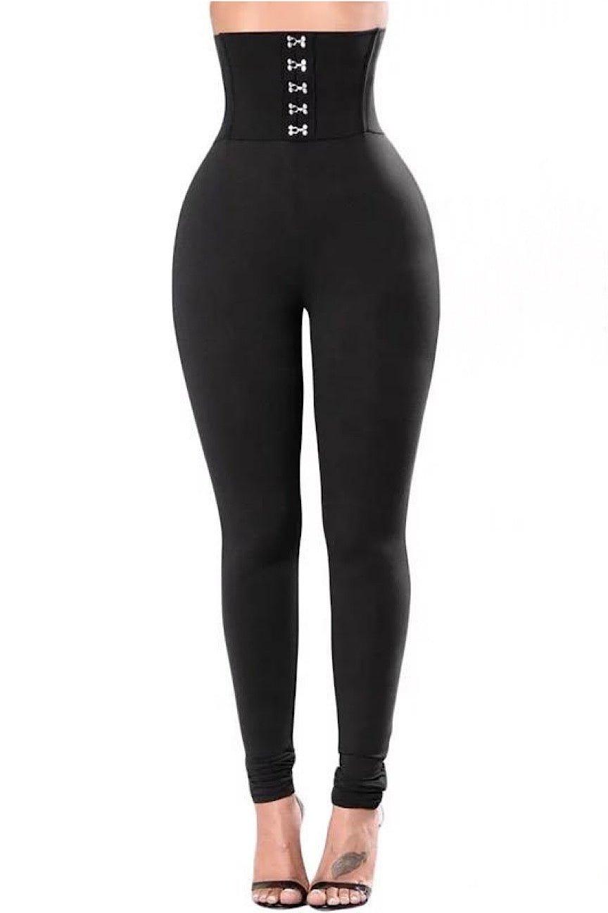 Lyra Very High Waisted Black Skinny Pants