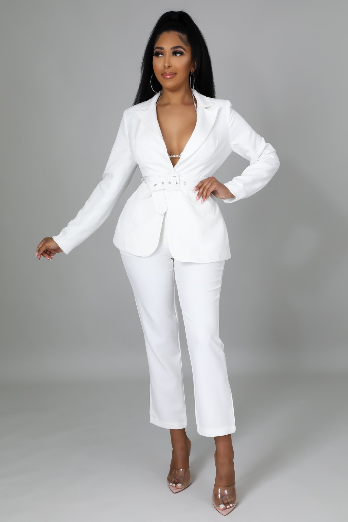 Office Babe Blazer and Pants Set - MY SEXY STYLES