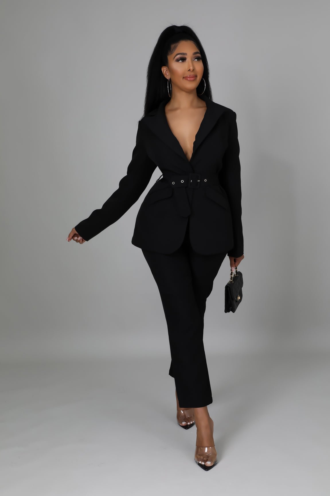 Office Babe Blazer and Pants Set - MY SEXY STYLES