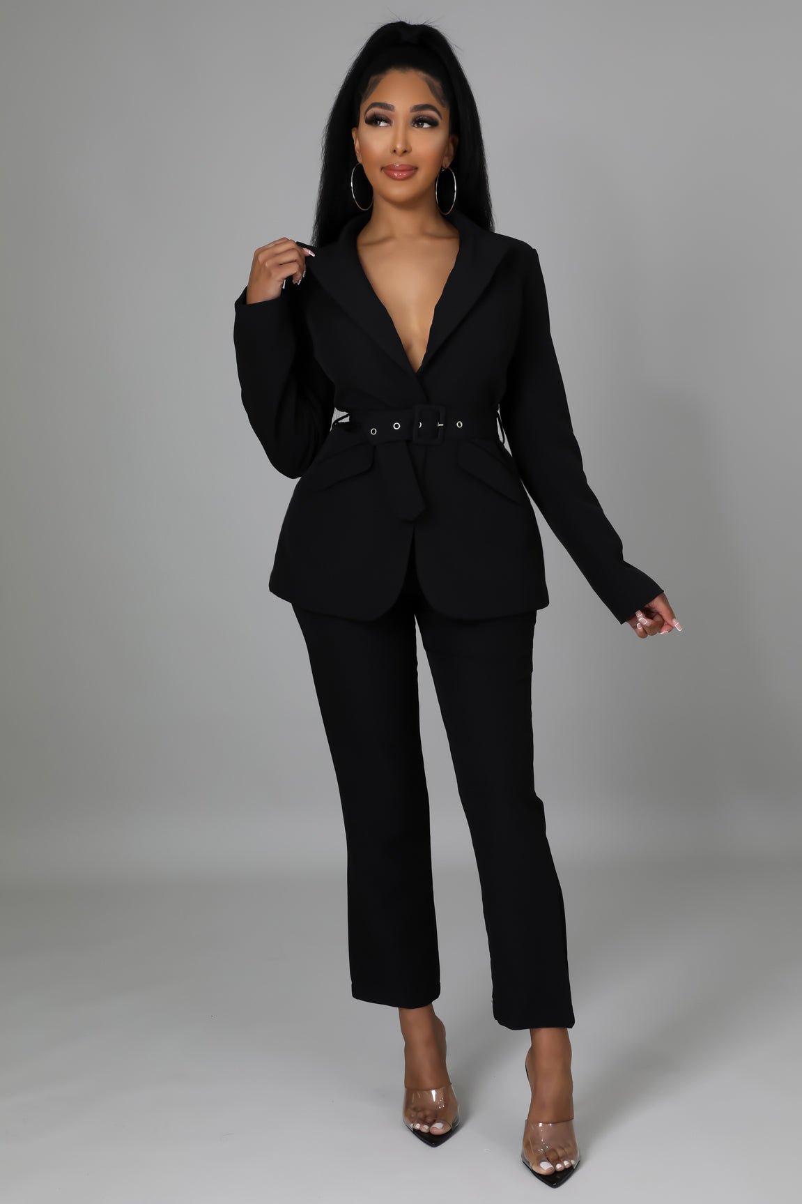 Office Babe Blazer and Pants Set - MY SEXY STYLES