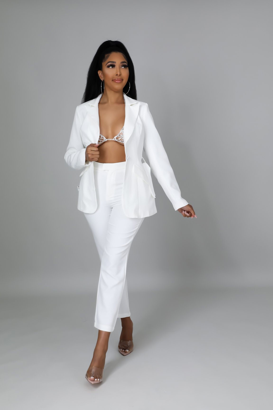 Office Babe Blazer and Pants Set - MY SEXY STYLES